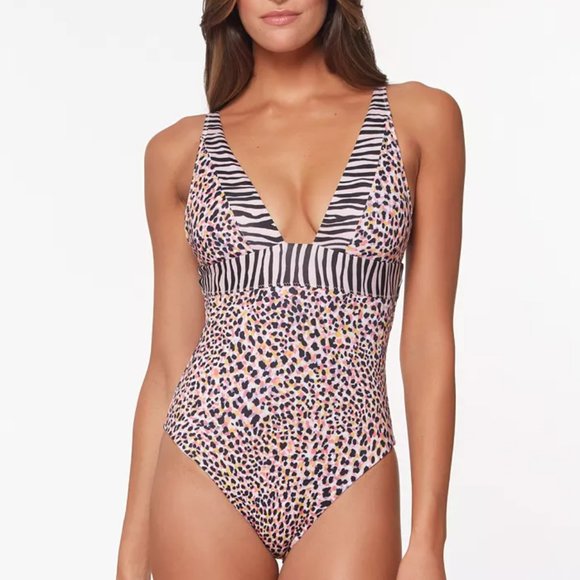 Sanctuary Pretty Exotic One-Piece Swimsuit - Picture 1 of 2